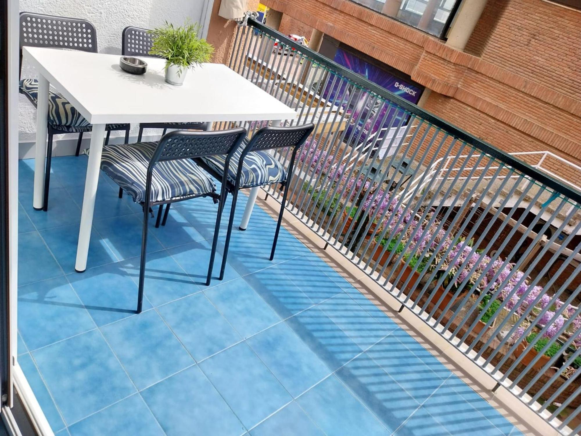 Apartamento Con Terraza Vistas Al Mar Lloret de Mar Bagian luar foto