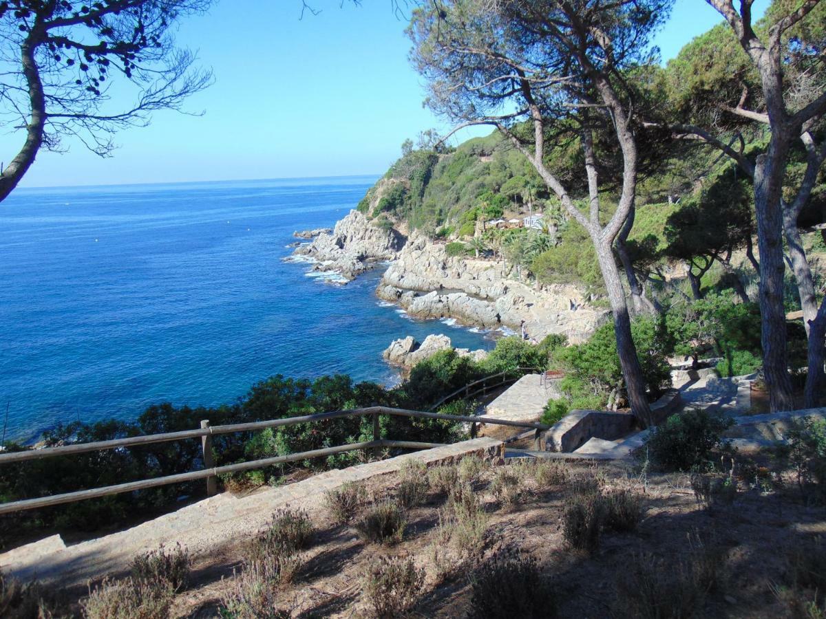 Apartamento Con Terraza Vistas Al Mar Lloret de Mar Bagian luar foto